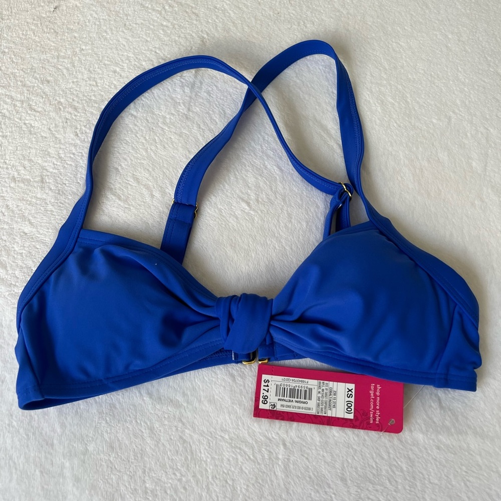 Blue Bikini Top (Size XS)